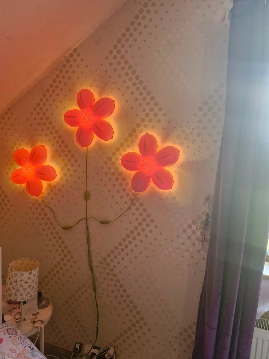 Ikea Flower wall lights x3 - Image 2