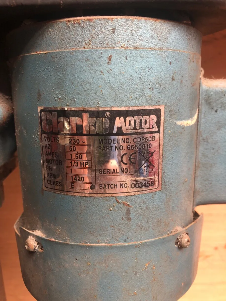 Clarke Pillar Drill - Home Pedrollo Water Pump- - Image 2