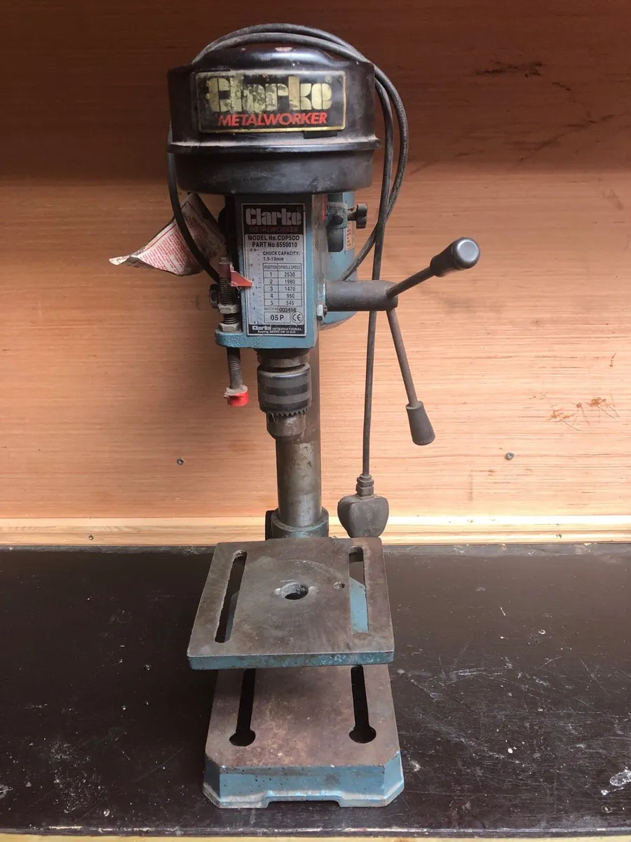 Clarke Pillar Drill - Home Pedrollo Water Pump- - Image 3