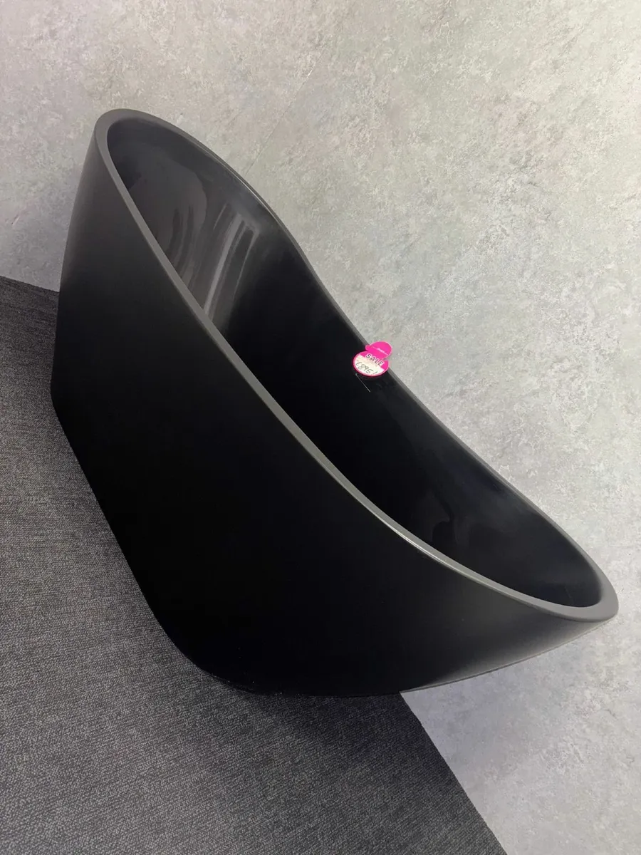 Ex-Display (BRAND NEW) Black Freestanding Bath - Image 4