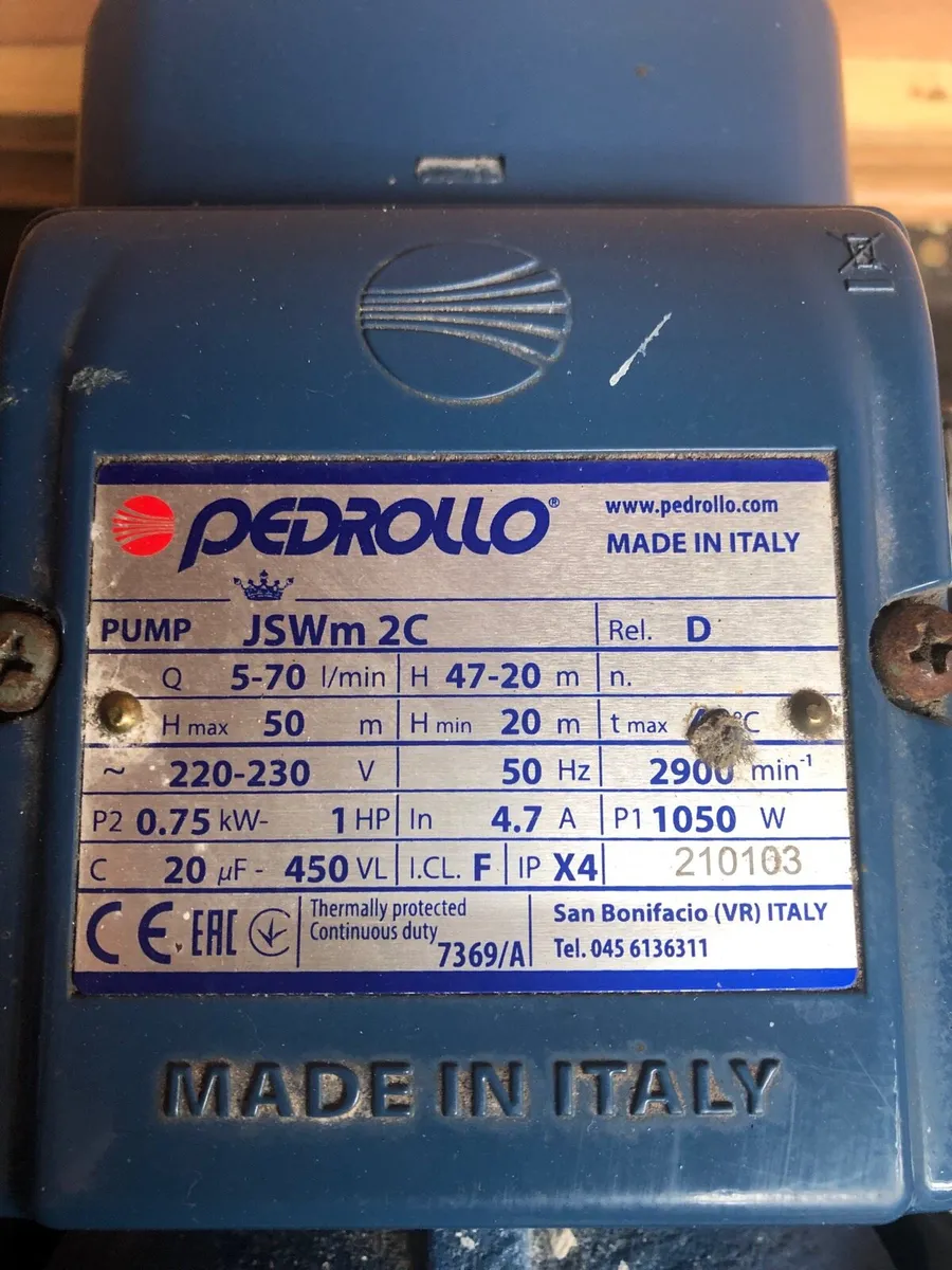Pedrollo Water Pump & Renault power Steering Pump - Image 3