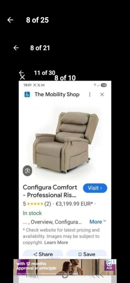 Riser recliner electric armchair - Image 3