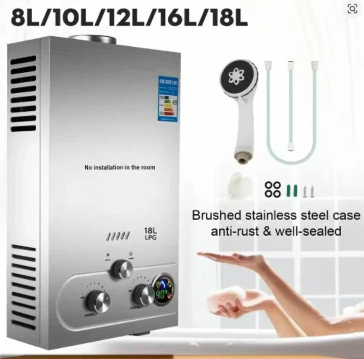 6L LPG Water Heater - Image 2