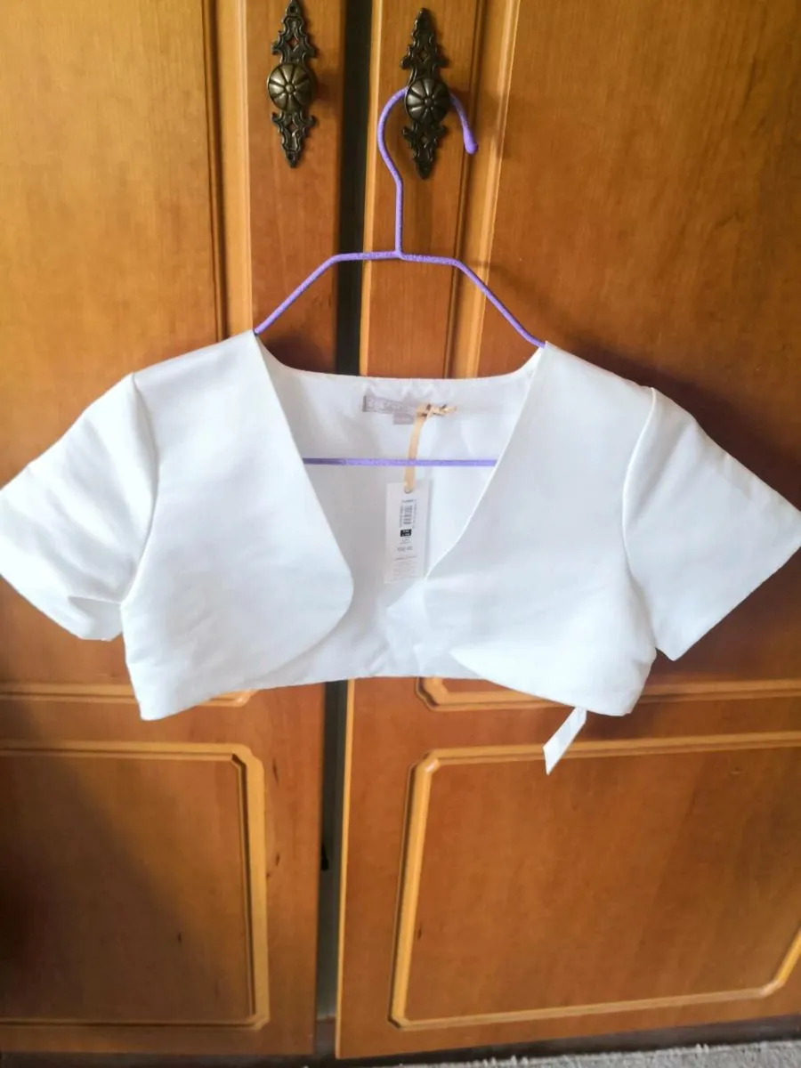 Communion Bolero and Shoes - Image 3