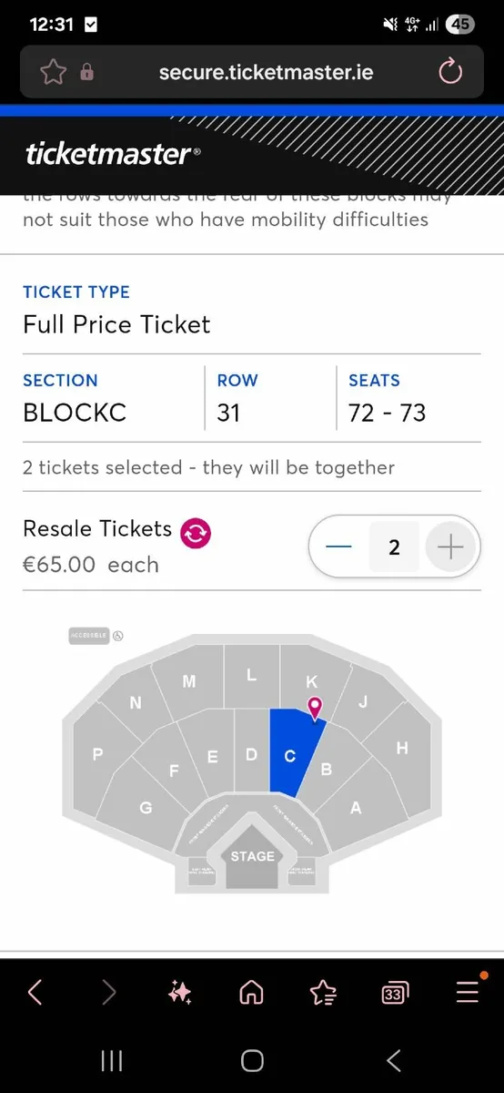 BUSTED VS MCFLY TICKETS - Image 2