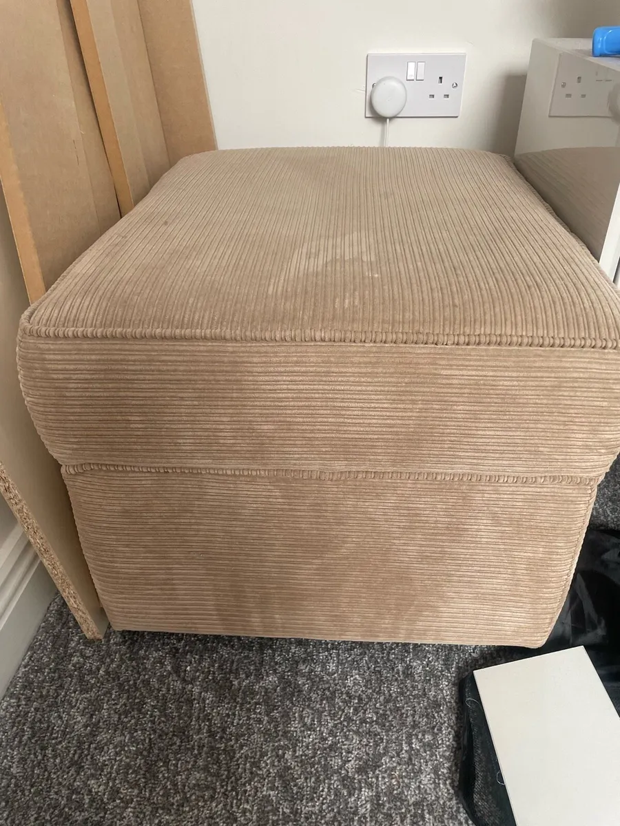 Beige Pouffe - Image 3