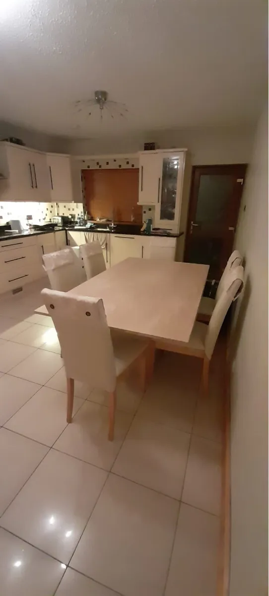 Kitchen Table and 6 Chairs - Image 1