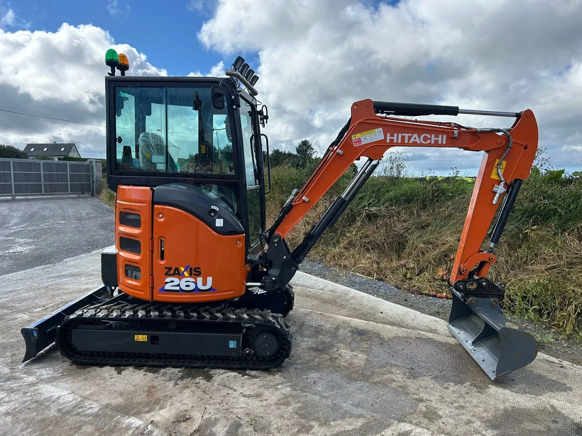 ⭐️2024 Hitachi ZX26U 200hrs ⭐️ - Image 3