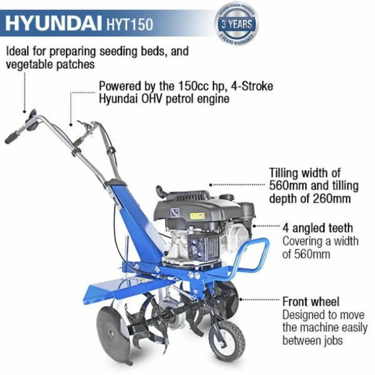 Hyundai Rotavator - Image 1