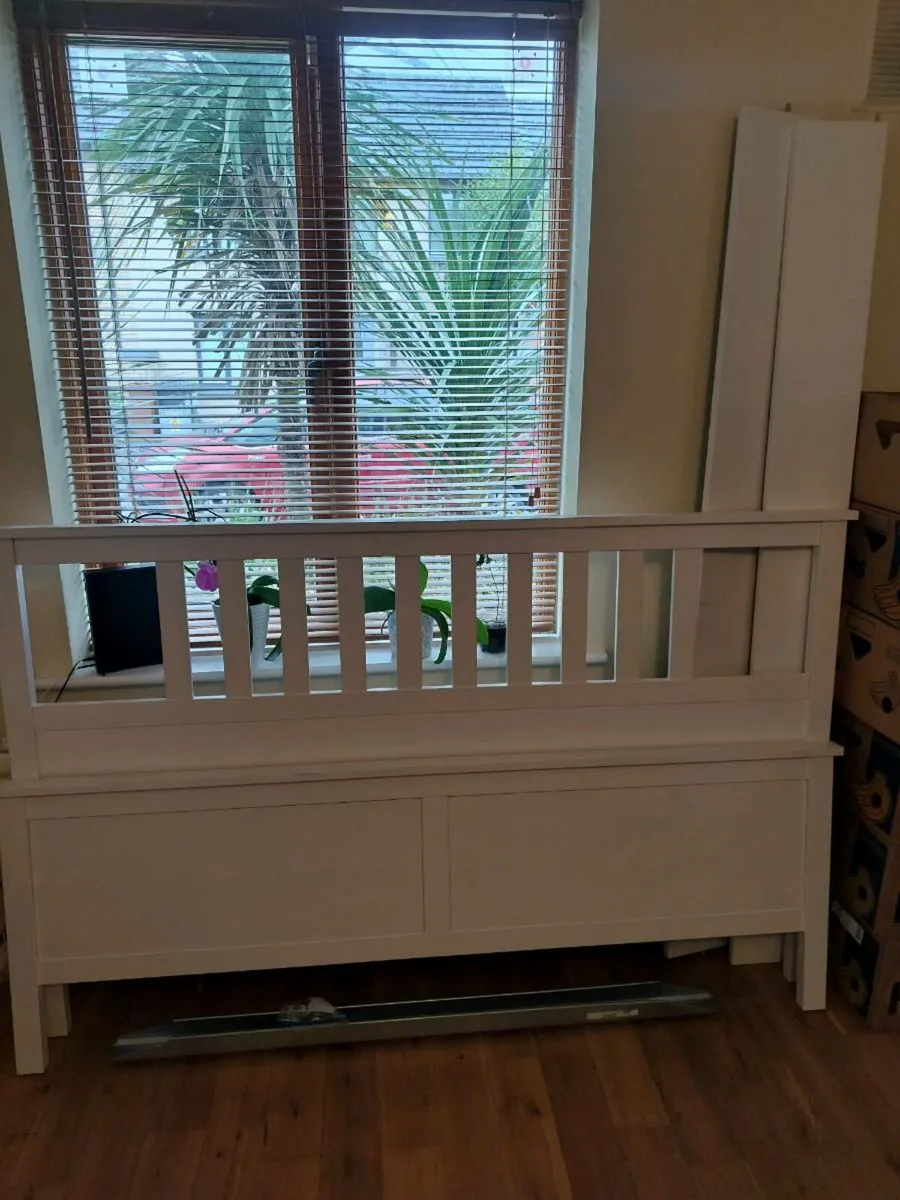 Super King size bed frame Hemnes - Image 2
