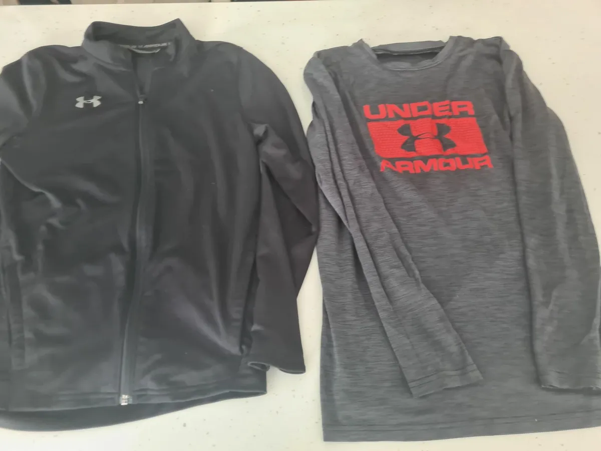 Kids under armour sports clothes