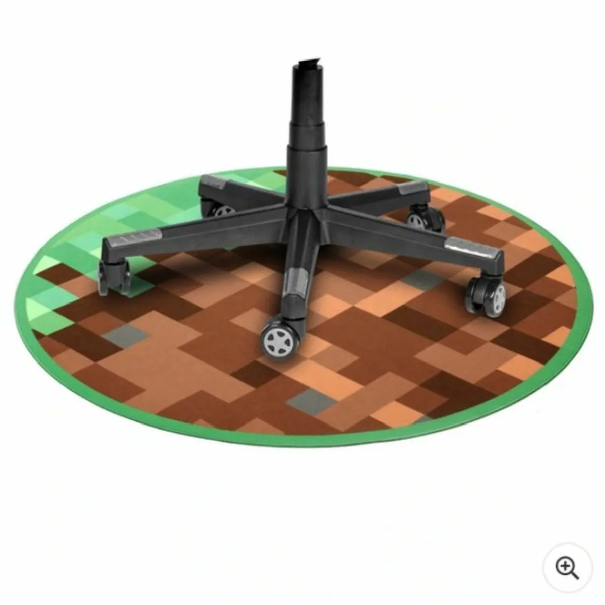 Minecraft Turf Design Gaming Chair Floor Mat - Image 1