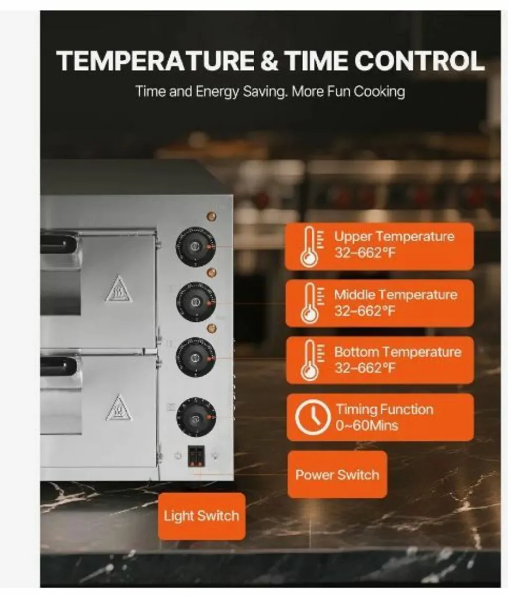 Commercial Countertop Pizza Oven - Image 4
