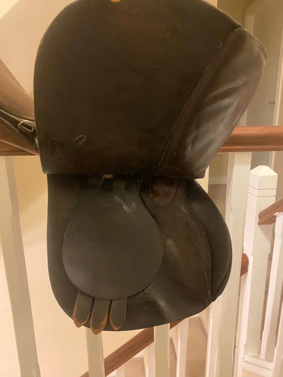 Affordable jumping saddle 17inch-Gidden London - Image 3
