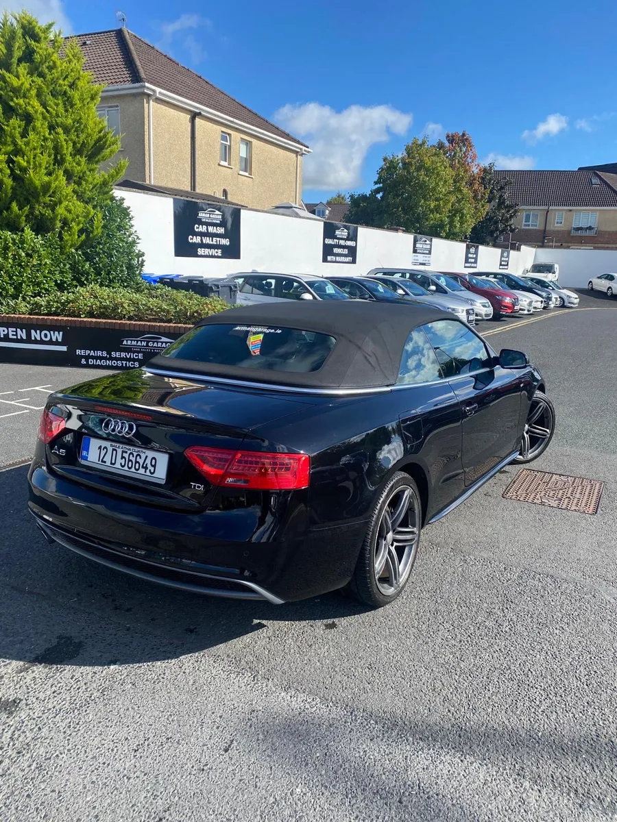 Audi A5 2.0 Diesel S-Line Cabrio - Image 3