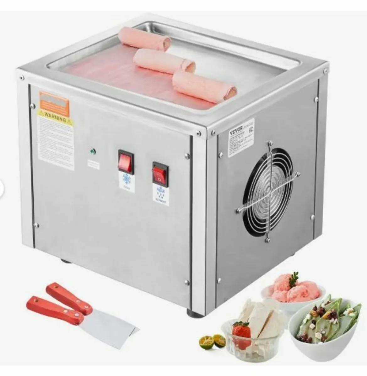 Fried Ice Cream Roll Machine Rolled - Image 1