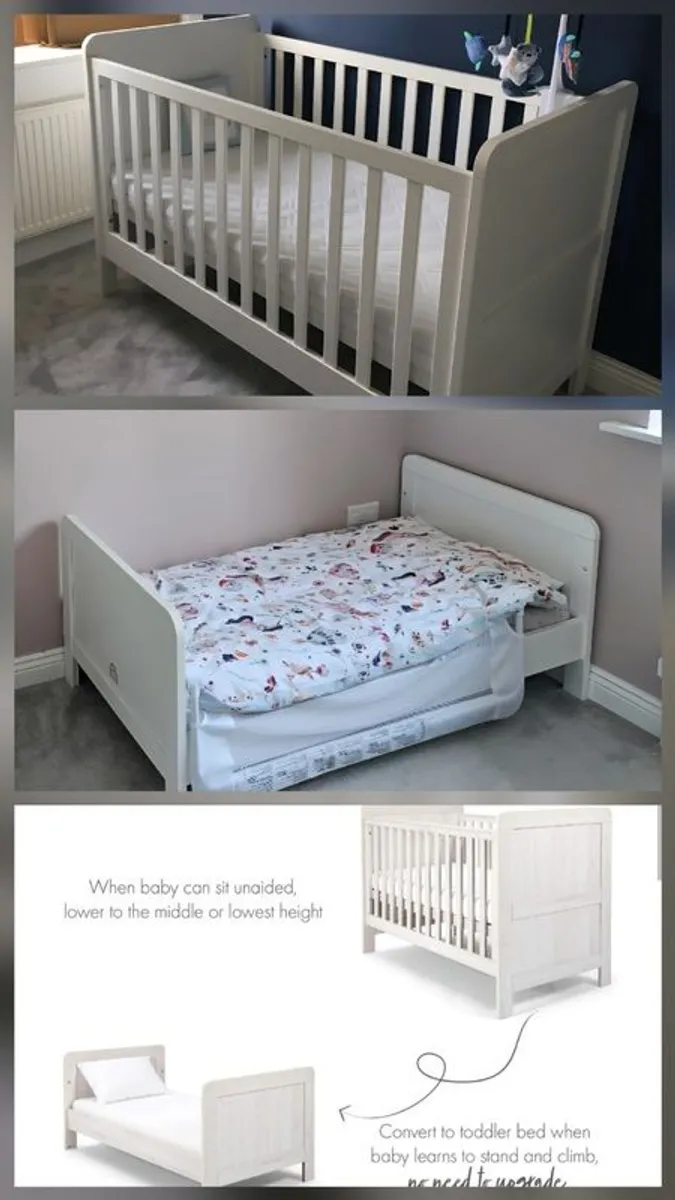 Mamas & Papas Cot/bed M&P Pocket Sprung Matress. - Image 1