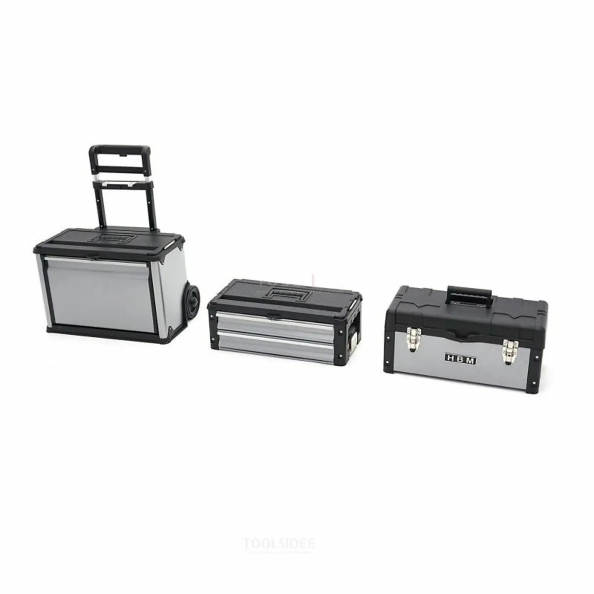 Heavy Duty Tool Box Trolley 3 Piece Modular Storag - Image 3