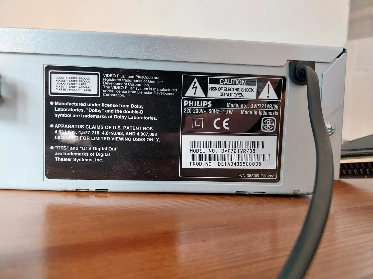 Dvd / vhs player - Image 2