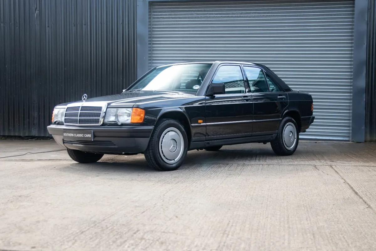 1986 Mercedes Benz 190E 9K Miles, 1 Owner from new - Image 1