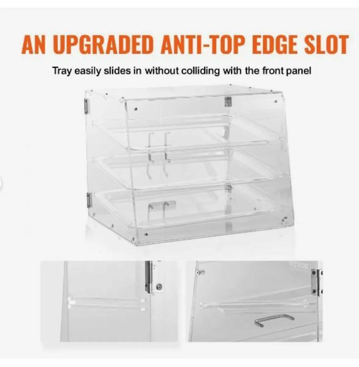 Pastry Display Case, 3-Tier Commercial - Image 2