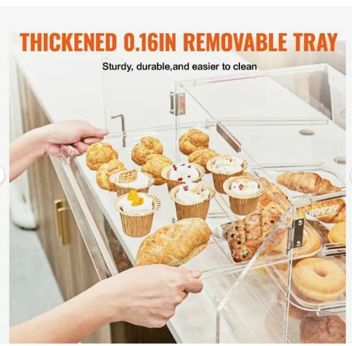 Pastry Display Case, 3-Tier Commercial - Image 4