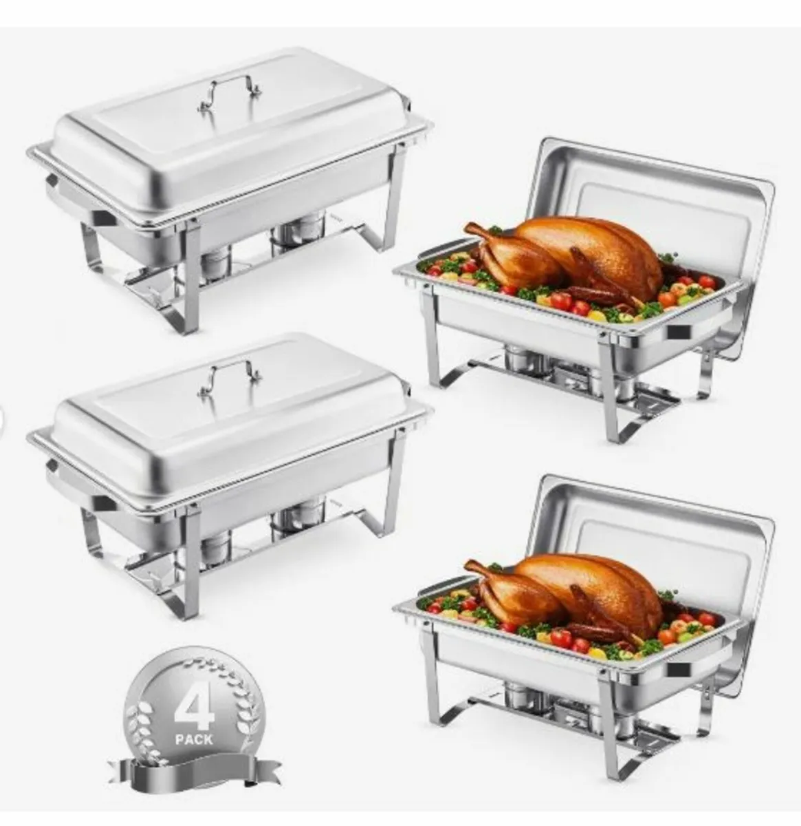 Chafing Dish Buffet Set 4 Pieces - Image 1
