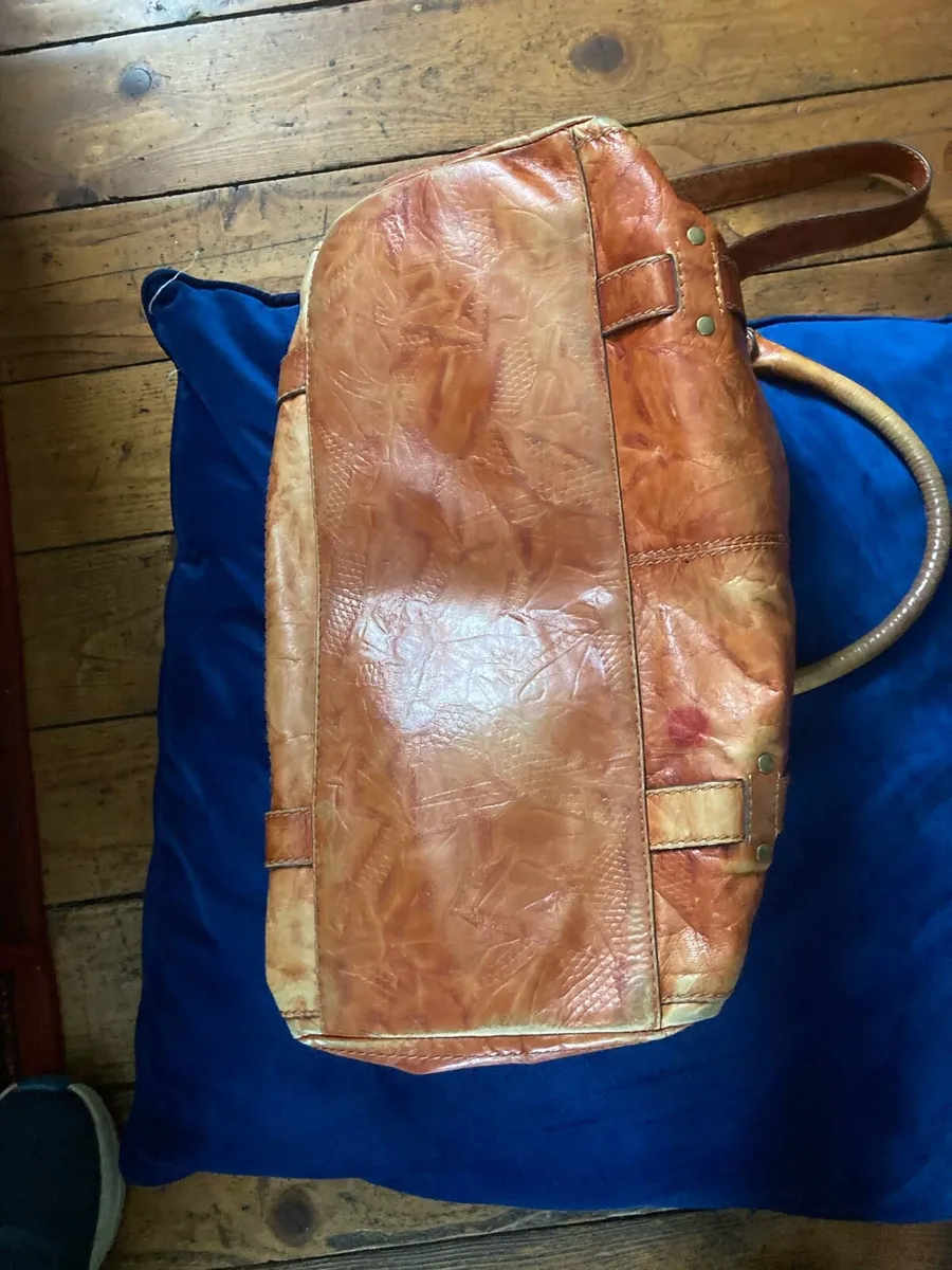 Vintage leather bag - Image 4