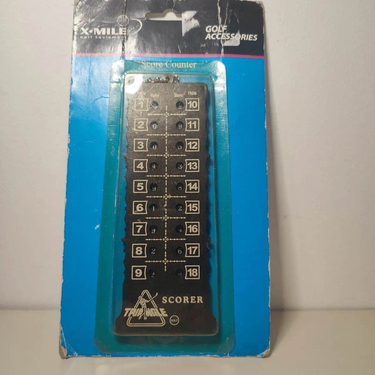 Vintage Golf scorer triangle Still in packaging