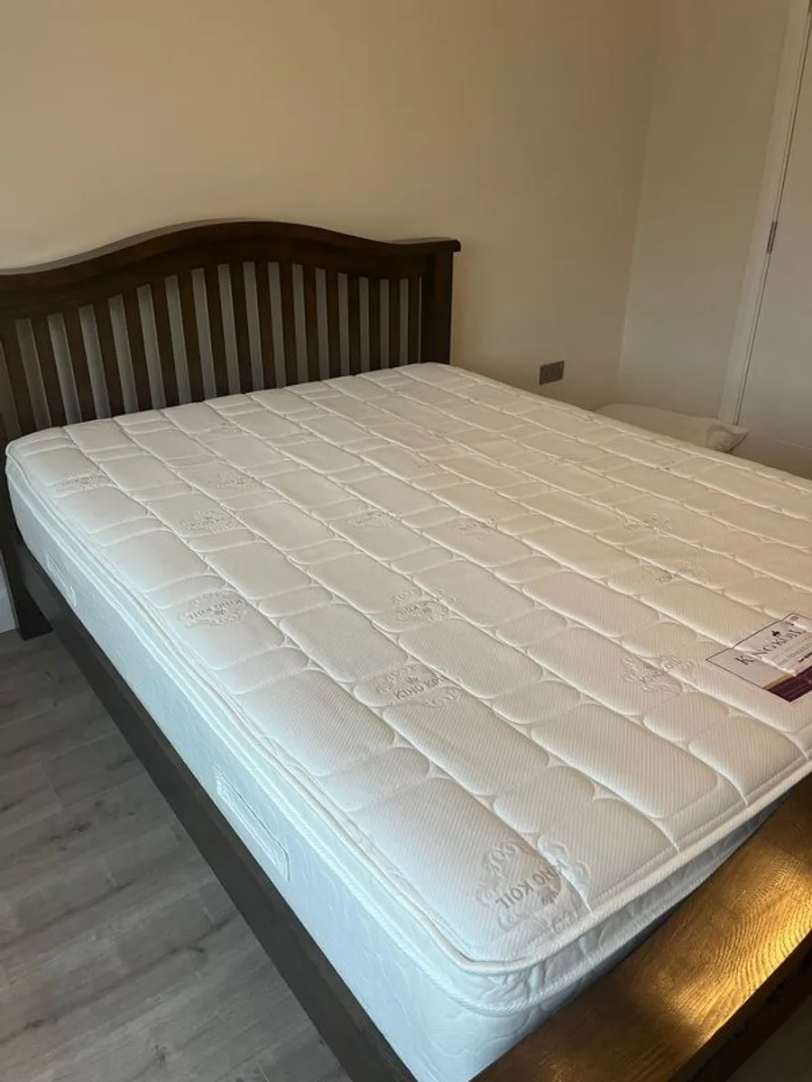 Bed frame & mattress - Image 1