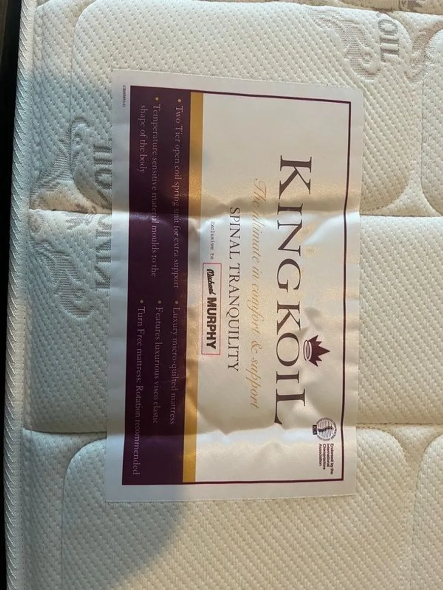 Bed frame & mattress - Image 3
