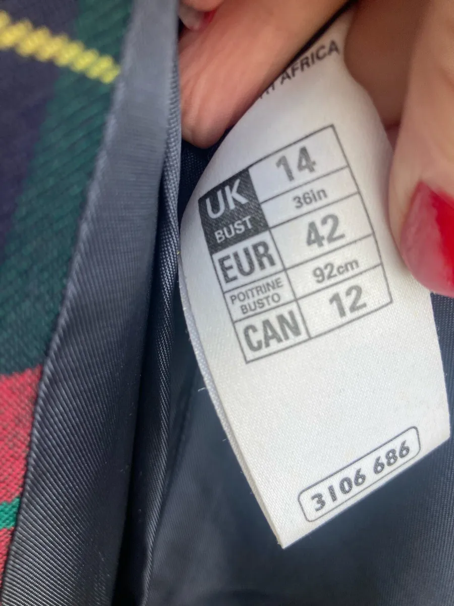 Vintage M&S tartan jacket - Image 2