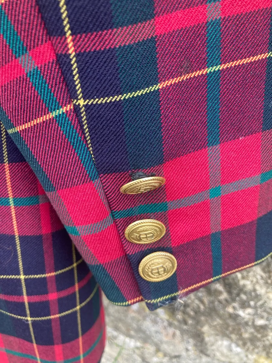 Vintage M&S tartan jacket - Image 3