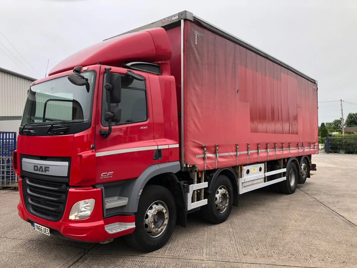 2016 Daf cf 400 8x2   28 ft curtainside mounty - Image 2
