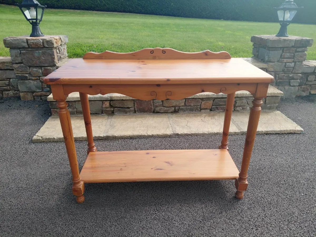 Solid oak table 086 1721393 - Image 1
