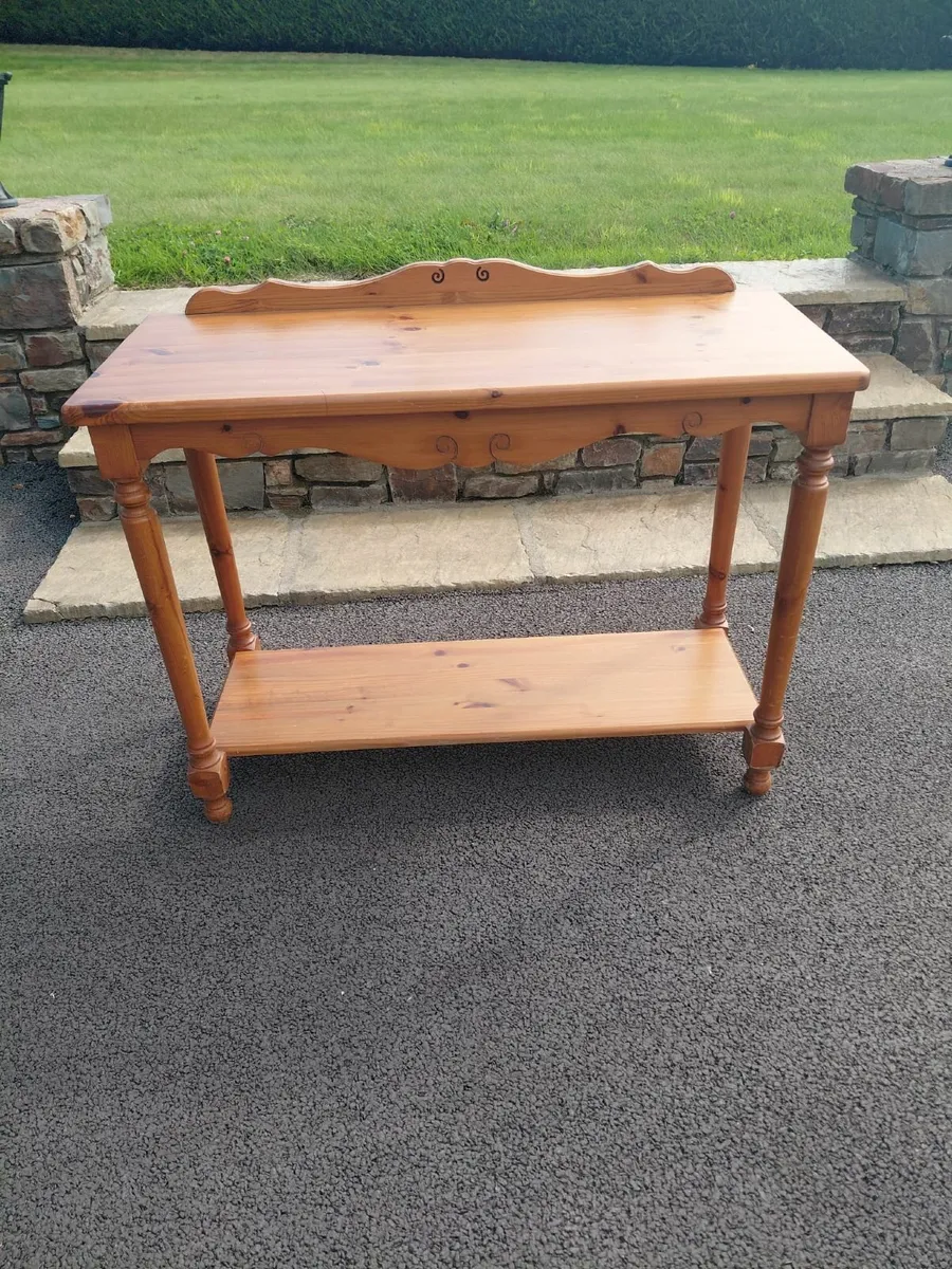 Solid oak table 086 1721393 - Image 2