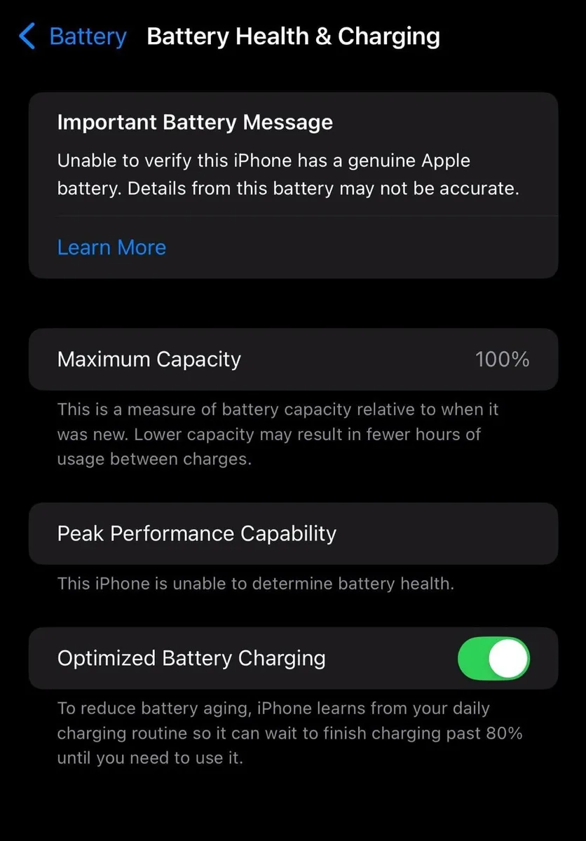 New battery - 256 GB - any network - Image 3