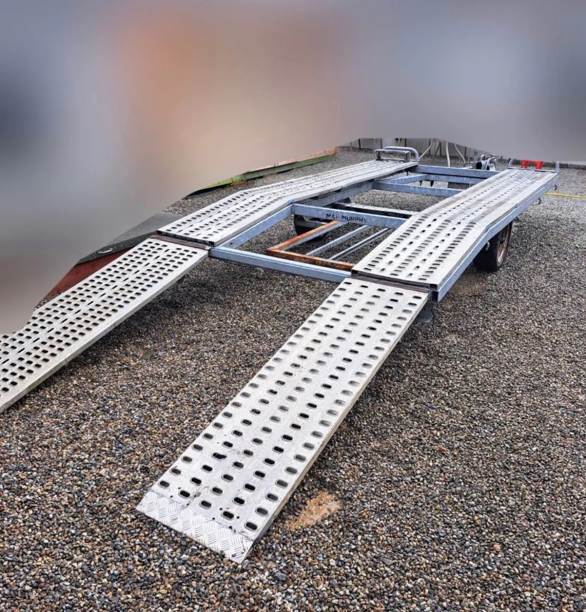 13ft x 7ft car transporter trailer - Image 1