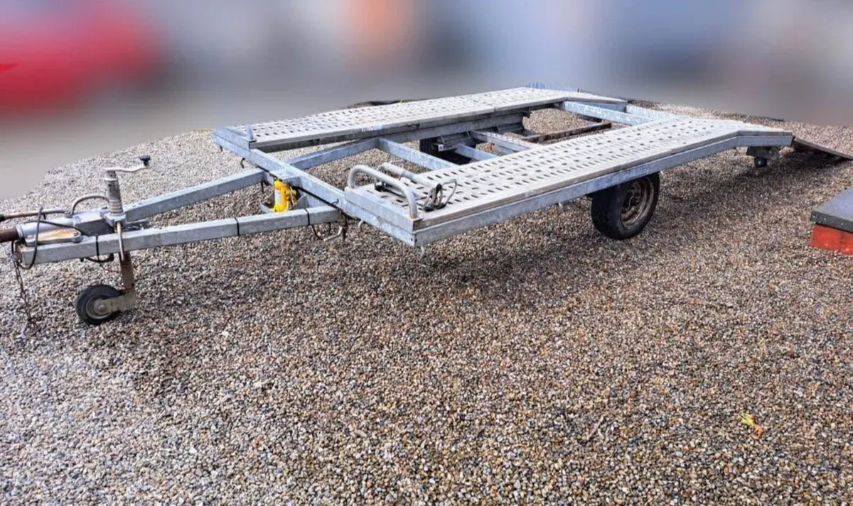 13ft x 7ft car transporter trailer - Image 2