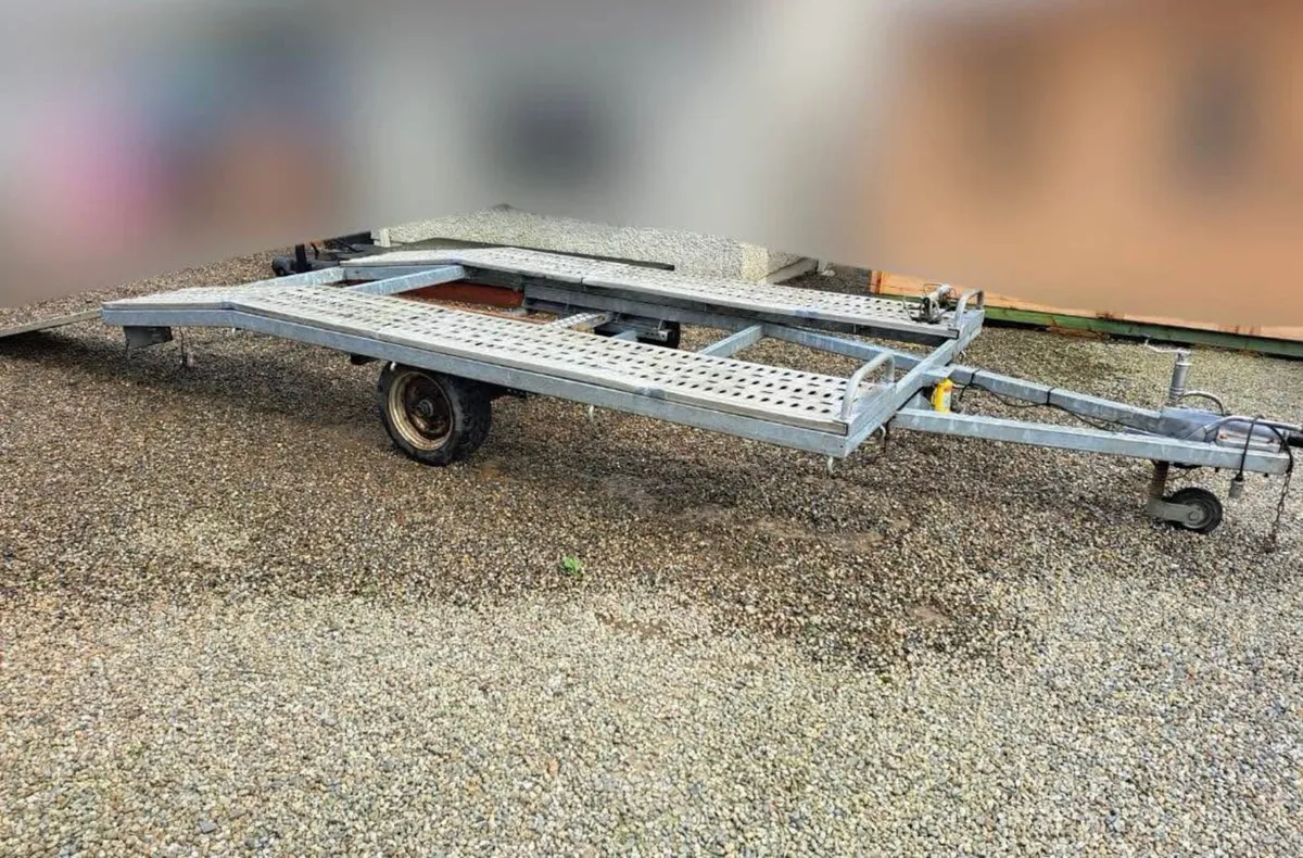 13ft x 7ft car transporter trailer - Image 3