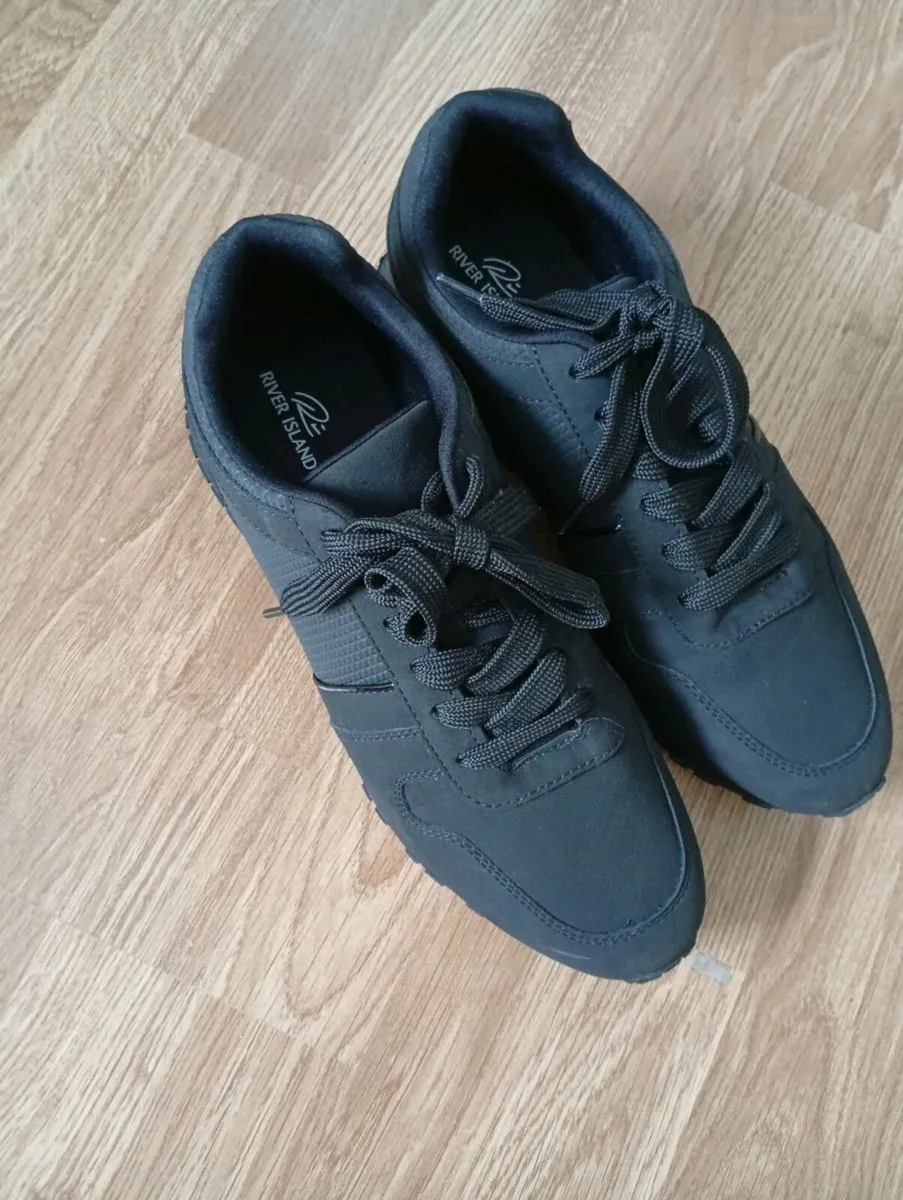 Mens black runners - Image 3