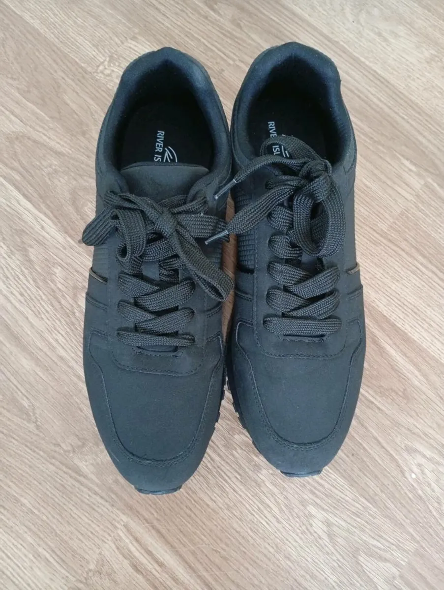 Mens black runners - Image 4