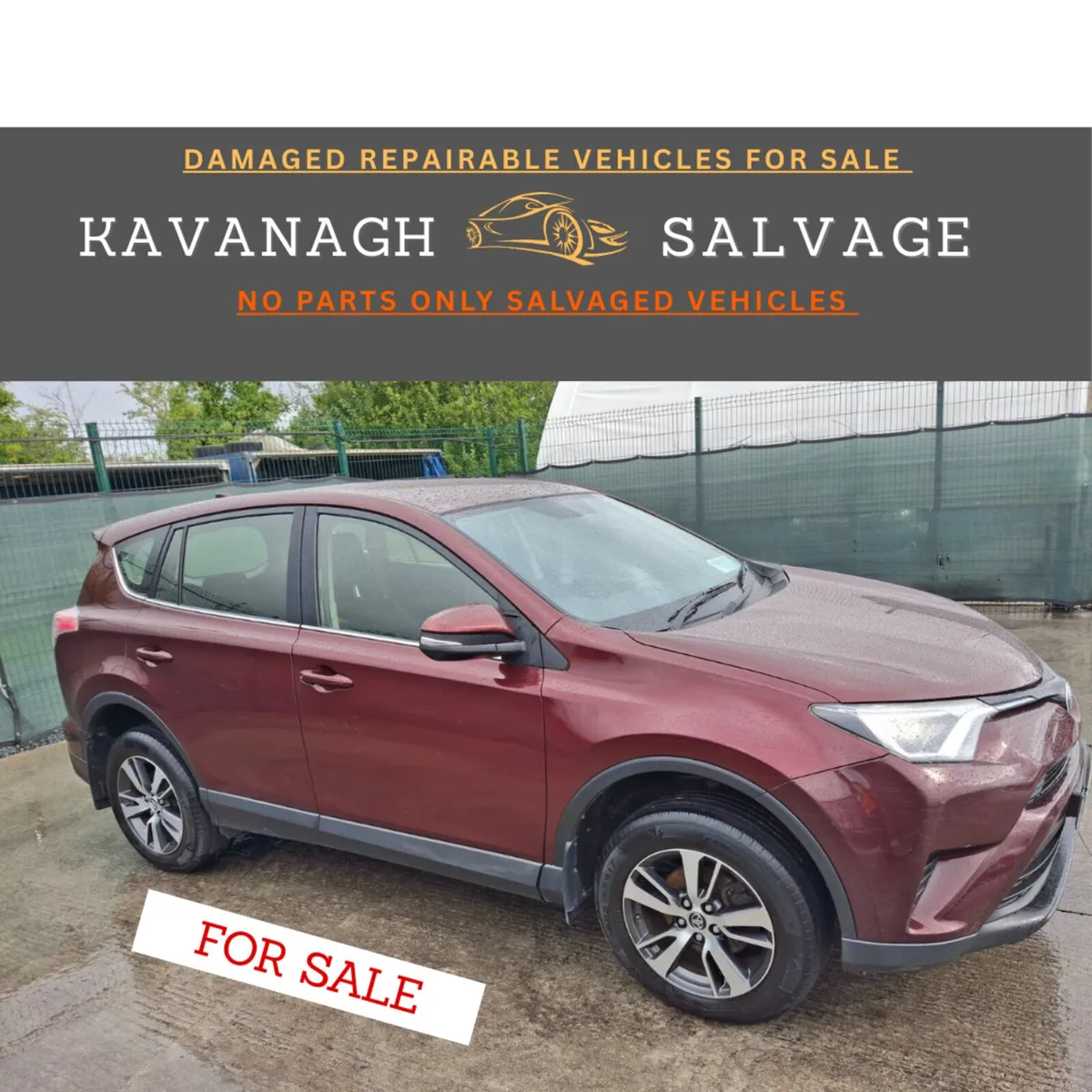 2016 Toyota Rav-4 2.0 D4D..Light Damage - Image 1