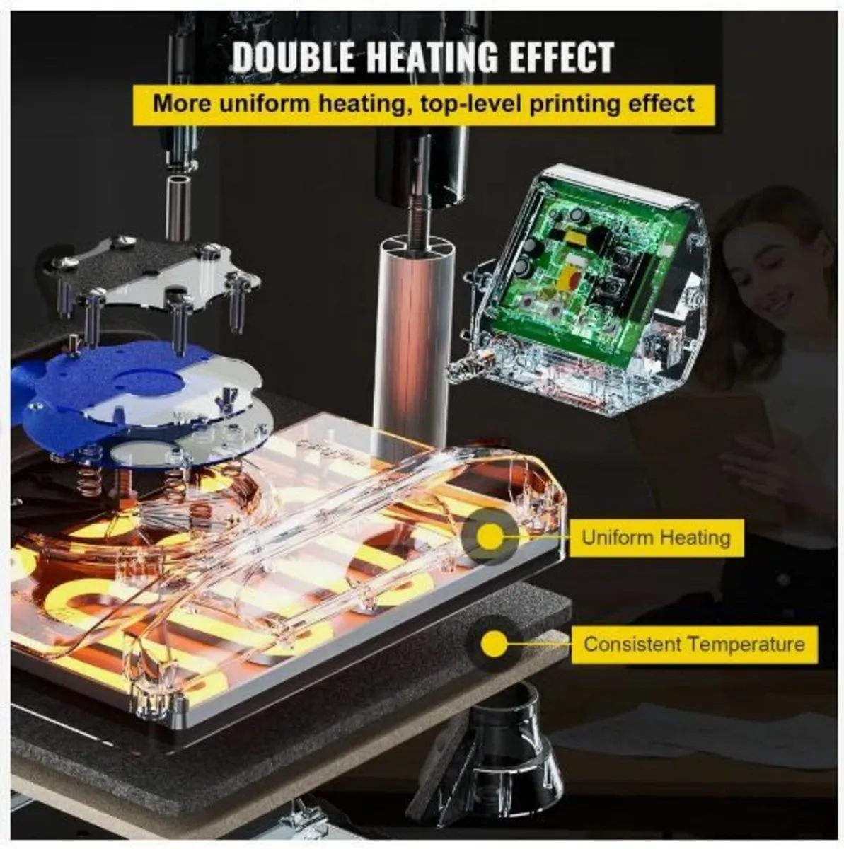 Heat Press Machine, 30.48 x 38.1 cm - Image 3
