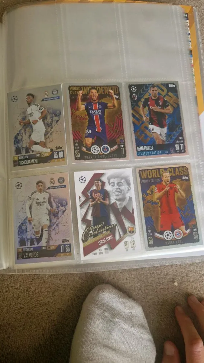 Match attax 24/25 cards and binder - Image 2