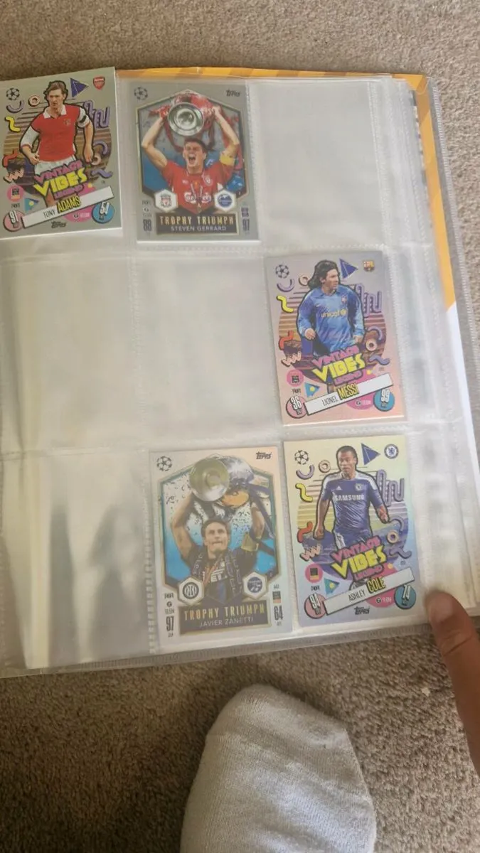Match attax 24/25 cards and binder - Image 3