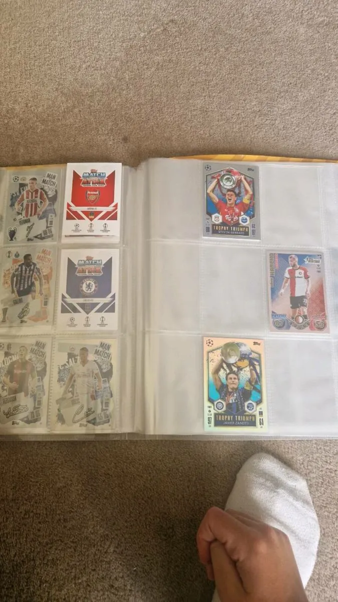 Match attax 24/25 cards and binder - Image 4