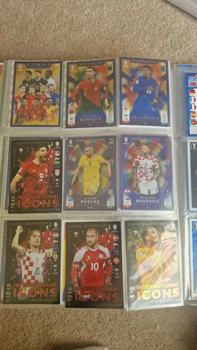 Match attax euro 2024 cards and binder - Image 3