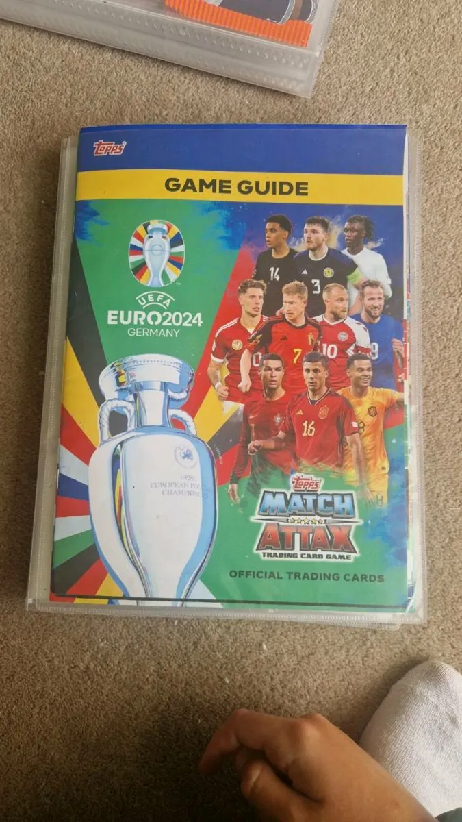 Match attax euro 2024 cards and binder - Image 1