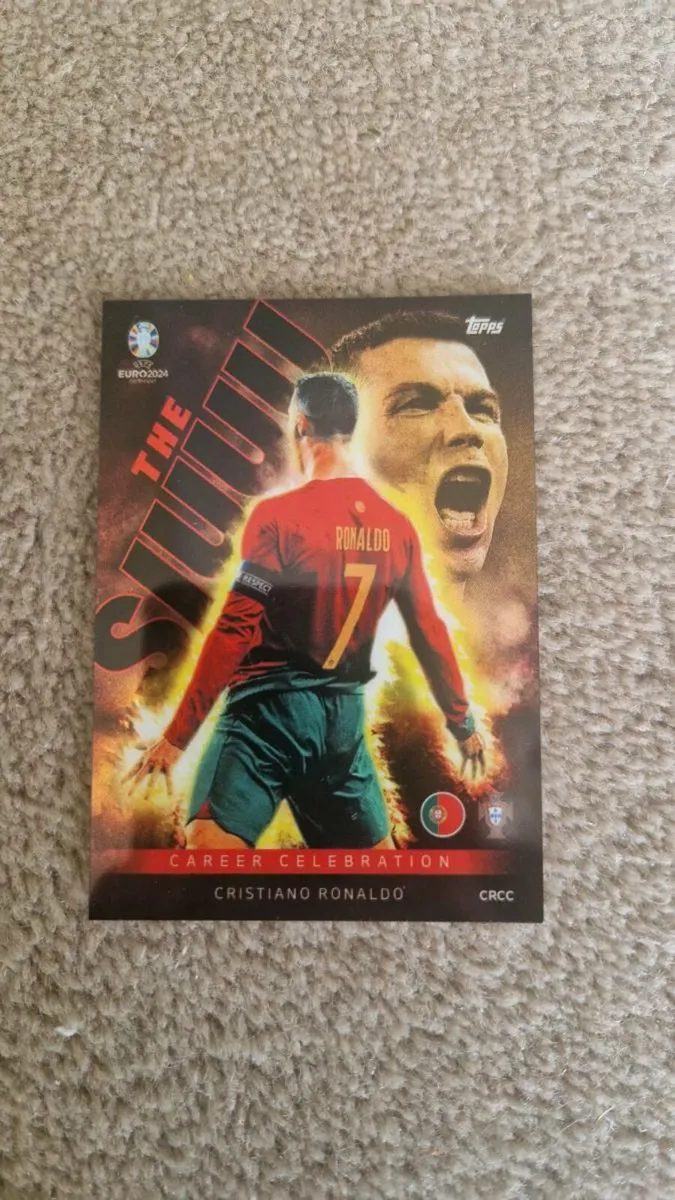 Cristiano ronaldo siuu card match attax euro 2024 - Image 1